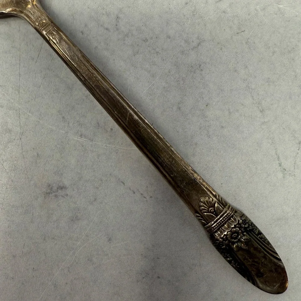 4 Antique First Love Silverplate 6 1/8